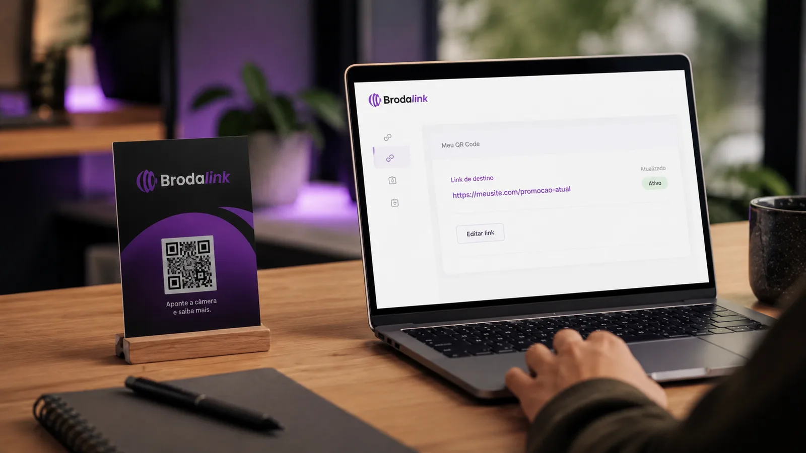 Como trocar o link de um QR Code sem reimprimir